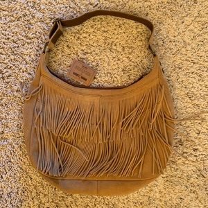 Minnetonka leather fringe bag.